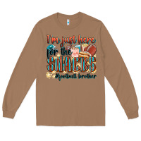 Toasted Coconut i'm just here for the snacks #american football br Long Sleeve Tee - Zillion Design Studio