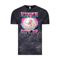Cloud Black never give up Vintage Tee - BarkalooDesign