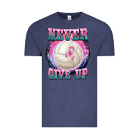 Vintage Denim never give up Vintage Tee - BarkalooDesign