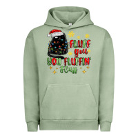 Pigment Oil Green fluff you you fluffin fluff Urban Hoodie - MaliasSmallBusiness