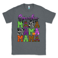 Charcoal Heather Spooky Mama Classic Tee - texasbilliewilder