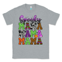 Heather Grey Spooky Mama Classic Tee - texasbilliewilder