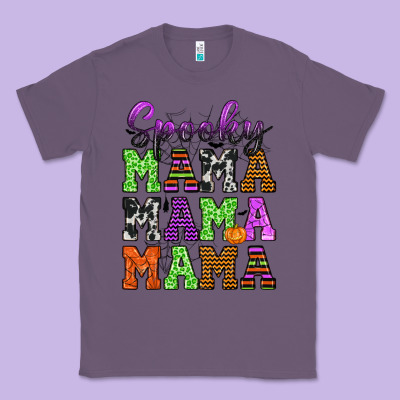 Spooky Mama Classic Tee Designed By Texasbilliewilder