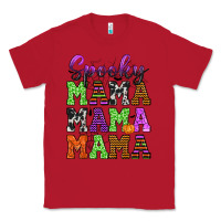 Red Spooky Mama Classic Tee - texasbilliewilder