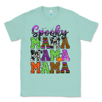 Seafoam Spooky Mama Classic Tee - texasbilliewilder