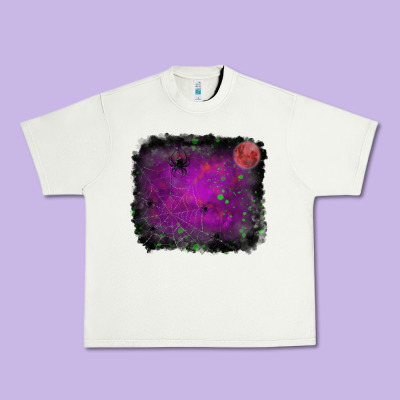 Halloween Background Urban Heavy Tee Designed By Ranaportraitstore