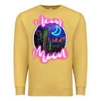 Antique Gold neon moon Premium Sweatshirt - JahusDesignShop