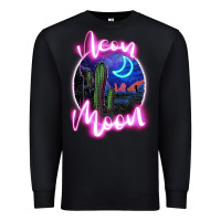 Black neon moon Premium Sweatshirt - JahusDesignShop