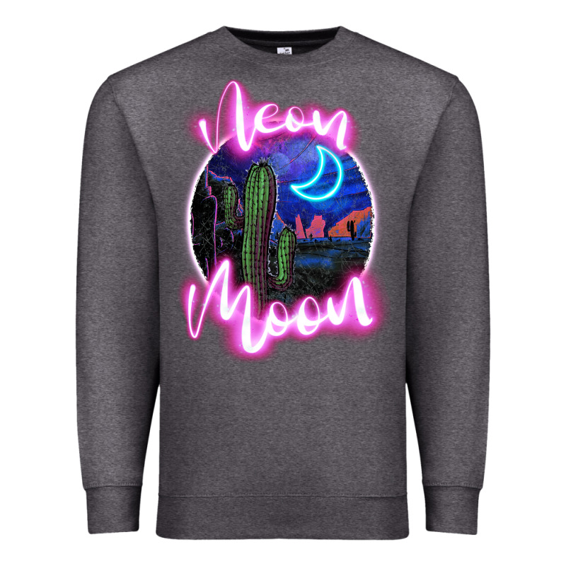 Neon Moon Premium Sweatshirt by JahusDesignShop | Teevron