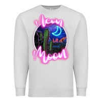 Dove Grey neon moon Premium Sweatshirt - JahusDesignShop
