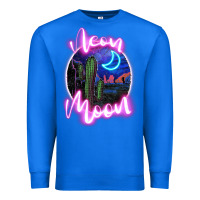 True Royal neon moon Premium Sweatshirt - JahusDesignShop