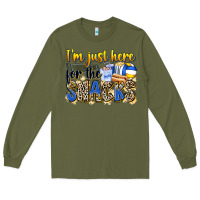 Army Green i'm just here for the snacks volleyball Long Sleeve Tee - Zillion Design Studio
