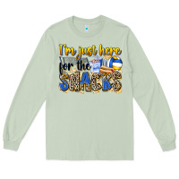Matcha i'm just here for the snacks volleyball Long Sleeve Tee - Zillion Design Studio