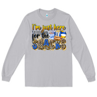 Moon Dust i'm just here for the snacks volleyball Long Sleeve Tee - Zillion Design Studio