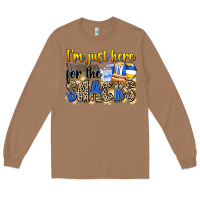 Toasted Coconut i'm just here for the snacks volleyball Long Sleeve Tee - Zillion Design Studio