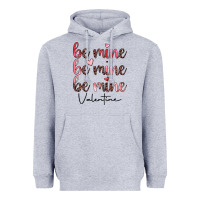 Heather Grey be mine valentine Heavyweight Hoodie - JahusDesignShop