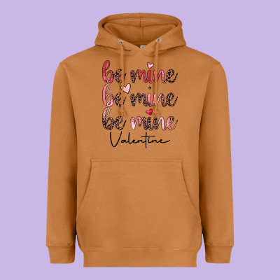 Be Mine Valentine Heavyweight Hoodie Designed By Jahusdesignshop