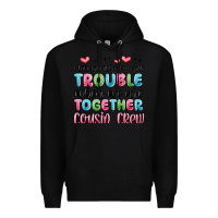 Black apparently we are trouble when we are together cou Premium Hoodie - MaliasSmallBusiness