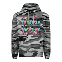 Slate Camo apparently we are trouble when we are together cou Premium Hoodie - MaliasSmallBusiness