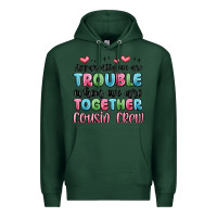 Sports Green apparently we are trouble when we are together cou Premium Hoodie - MaliasSmallBusiness