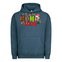 Pigment Midnight Navy mama claus Urban Hoodie - MaliasSmallBusiness