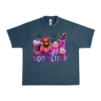 Midnight Navy Halloween boo Heifer coffee cups Urban Heavy Tee - RanaPortraitStore