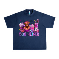 Navy Halloween boo Heifer coffee cups Urban Heavy Tee - RanaPortraitStore