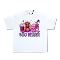 White Halloween boo Heifer coffee cups Urban Heavy Tee - RanaPortraitStore