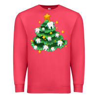 Cardinal Christmas tree with teeth Premium Sweatshirt - AdoDesignShop