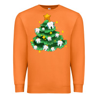 Carrot Christmas tree with teeth Premium Sweatshirt - AdoDesignShop