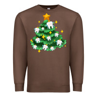 Chestnut Christmas tree with teeth Premium Sweatshirt - AdoDesignShop