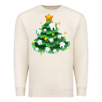Sandshell Christmas tree with teeth Premium Sweatshirt - AdoDesignShop