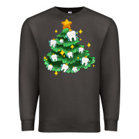 Smoke Christmas tree with teeth Premium Sweatshirt - AdoDesignShop