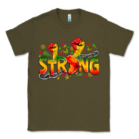Army Green strong juneteenth Classic Tee - Zillion Design Studio