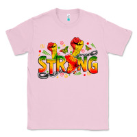 Bubblegum Pink strong juneteenth Classic Tee - Zillion Design Studio