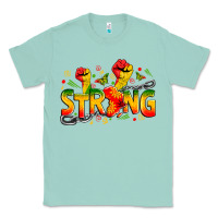 Seafoam strong juneteenth Classic Tee - Zillion Design Studio
