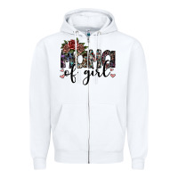 White mama of girl Zipper Hoodie - SublimationCraftShop