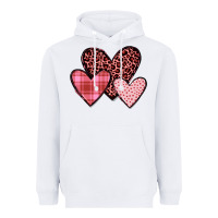 White hearts Heavyweight Hoodie - JahusDesignShop