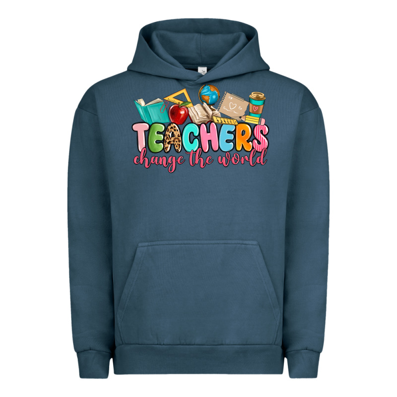 Teacher Change The World Urban Hoodie by MaliasSmallBusiness | Teevron