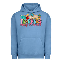 Pigment Pebble Blue teacher change the world Urban Hoodie - MaliasSmallBusiness