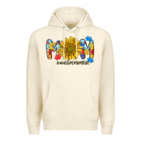 Sandshell autism mom life sunflower Premium Hoodie - MaliasSmallBusiness
