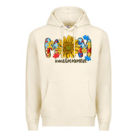 Tofu autism mom life sunflower Premium Hoodie - MaliasSmallBusiness