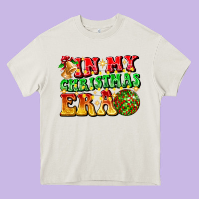 Inmy Christmas Era Heavy Core Tee Designed By Cowhidedigitalart