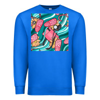True Royal nurse slippers seamless pattern Premium Sweatshirt - BundleAndBundleShop