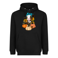 Cow Fall Pumpkin Heavyweight Hoodie | Teevron