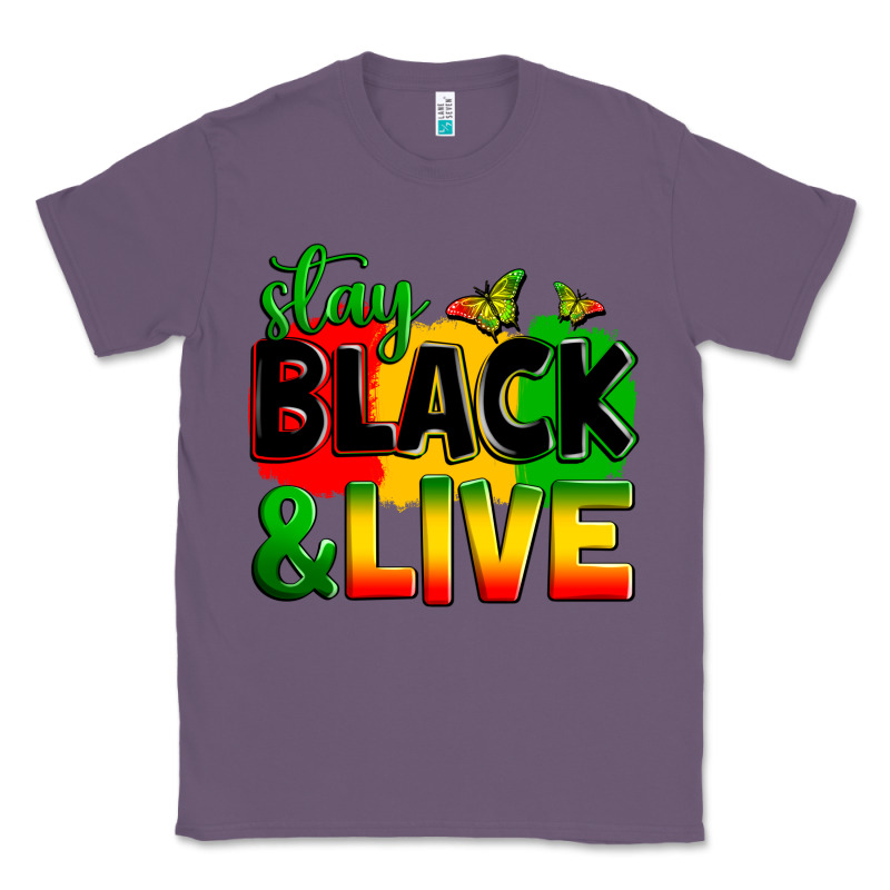 Stay Black And Live Classic Tee by Zillion Design Studio | Teevron