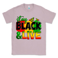 Lilac stay black and live Classic Tee - Zillion Design Studio