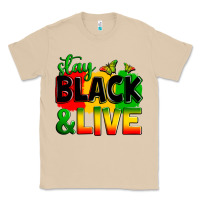 Mushroom stay black and live Classic Tee - Zillion Design Studio
