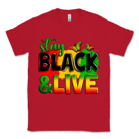 Red stay black and live Classic Tee - Zillion Design Studio