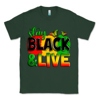 Sports Green stay black and live Classic Tee - Zillion Design Studio
